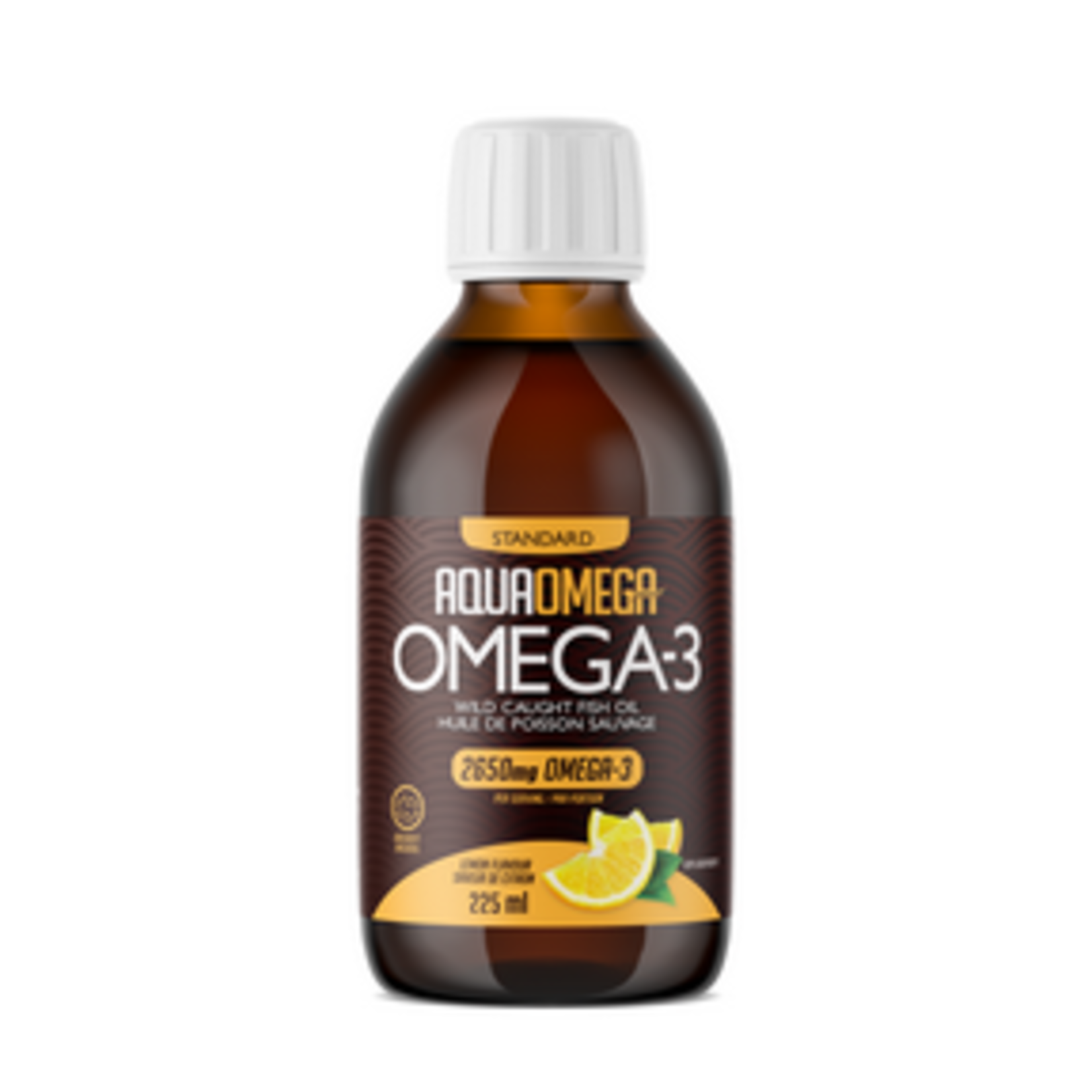 AQUAOMEGA AQUAOMEGA STANDARD EPA 3X LEMON 225ML