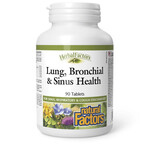 NATURAL FACTORS NATURAL FACTORS LUNG BRONCHIAL & SINUS HEALTH 90 TABS