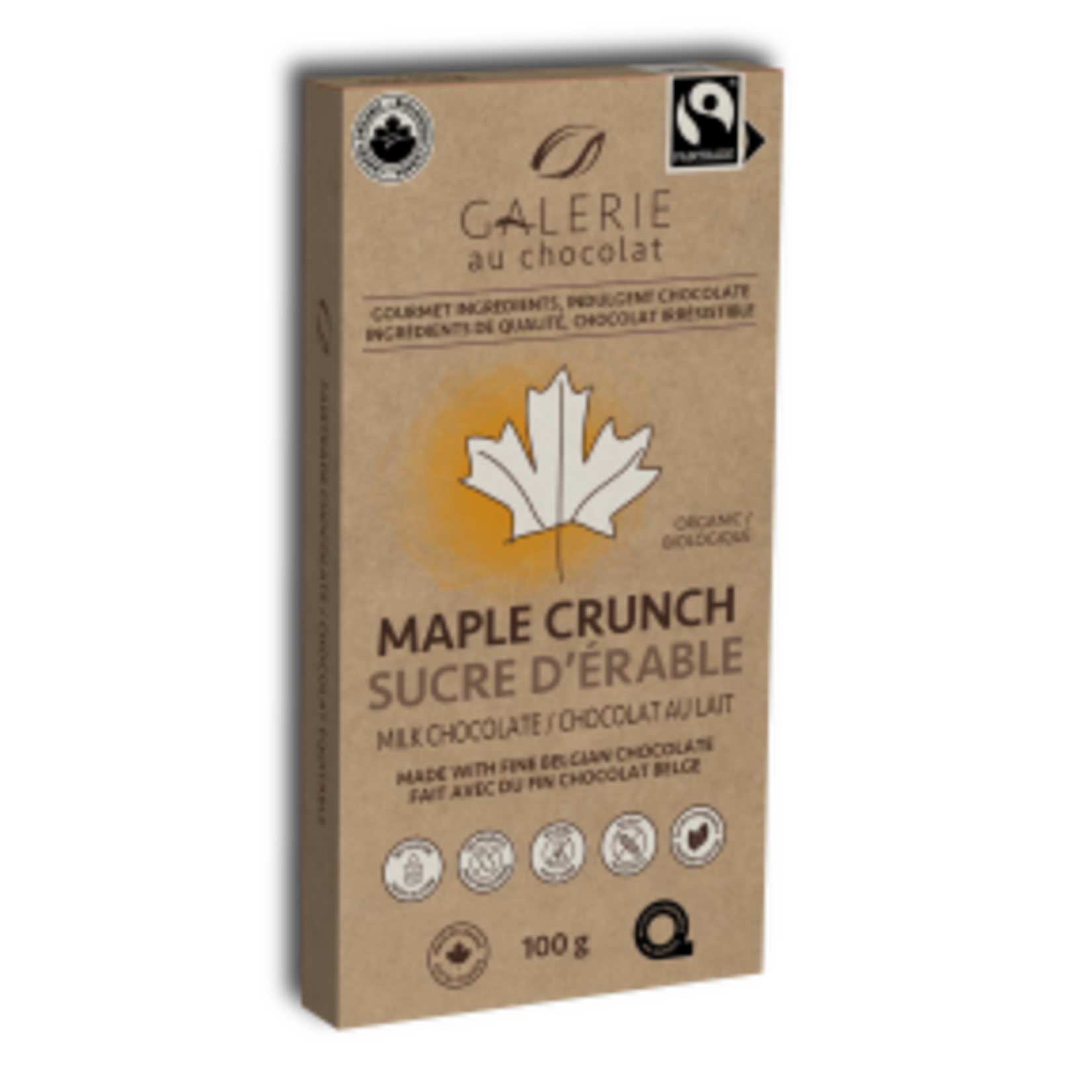 GALERIE AU CHOCOLAT GALERIE AU CHOCOLAT MAPLE CRUNCH BAR 100G