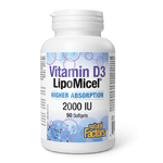 NATURAL FACTORS NATURAL FACTORS VITAMIN D3 LIPOMICEL 2000 IU 90 SGELS