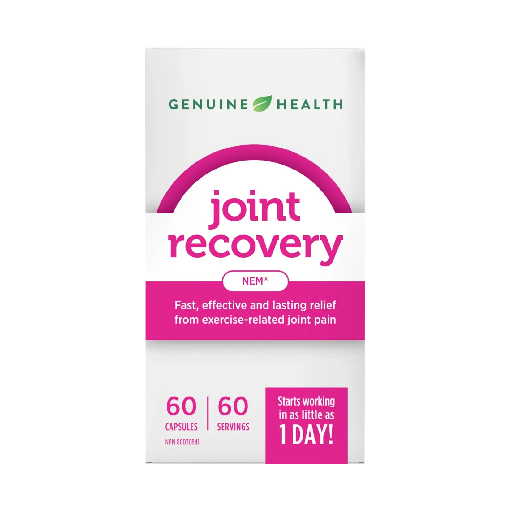 GENUINE HEALTH GENUINE HEALTH JOINT RECOVERY (FORMERLY FAST JOINT CARE+) 60 CAPS