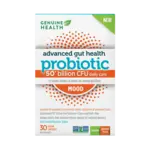 GENUINE HEALTH GENUINE HEALTH ADVANCED GUT PROBIOTIC MOOD 50 BILLION CFU 30 CAPS