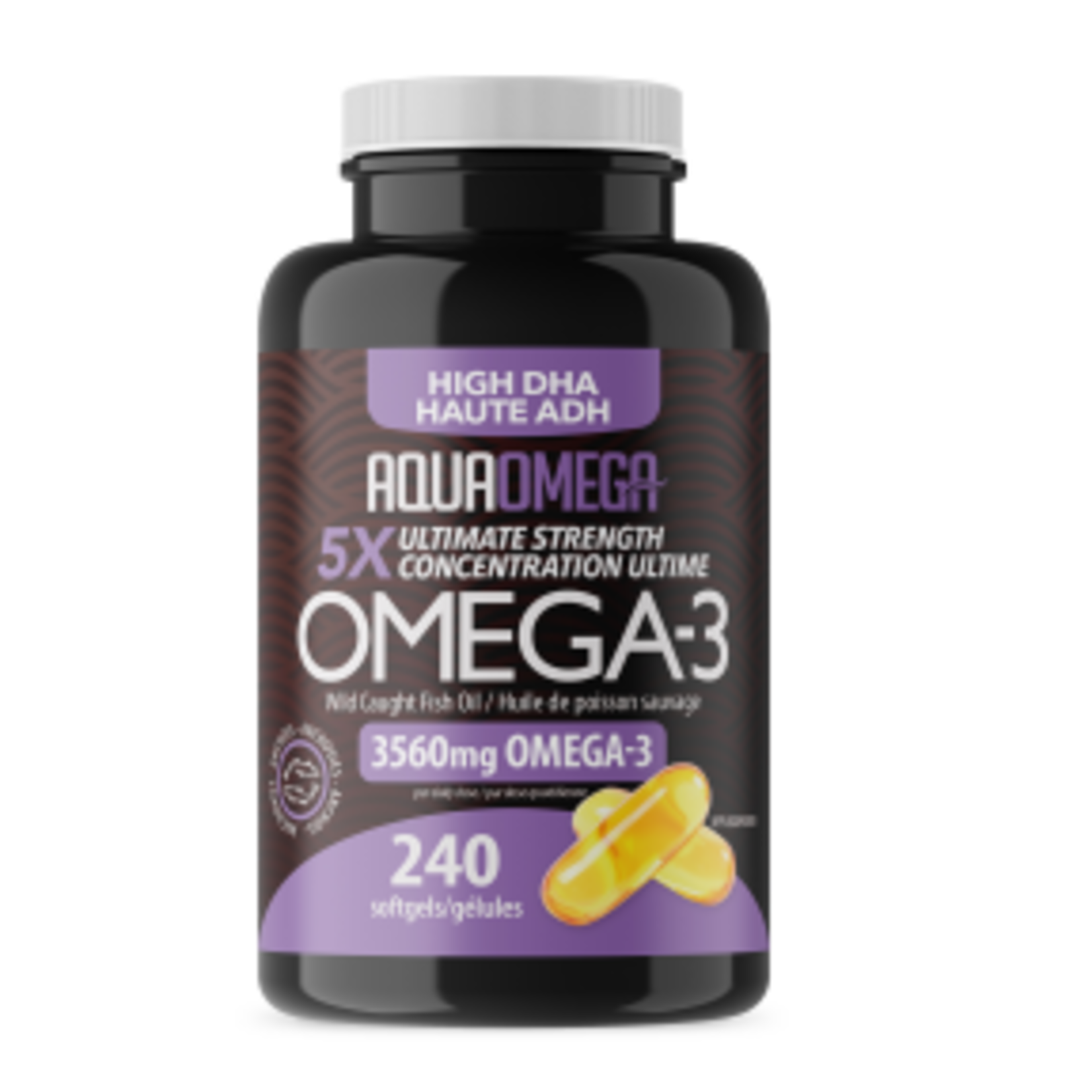AQUAOMEGA AQUAOMEGA HIGH DHA 240 SOFTGELS