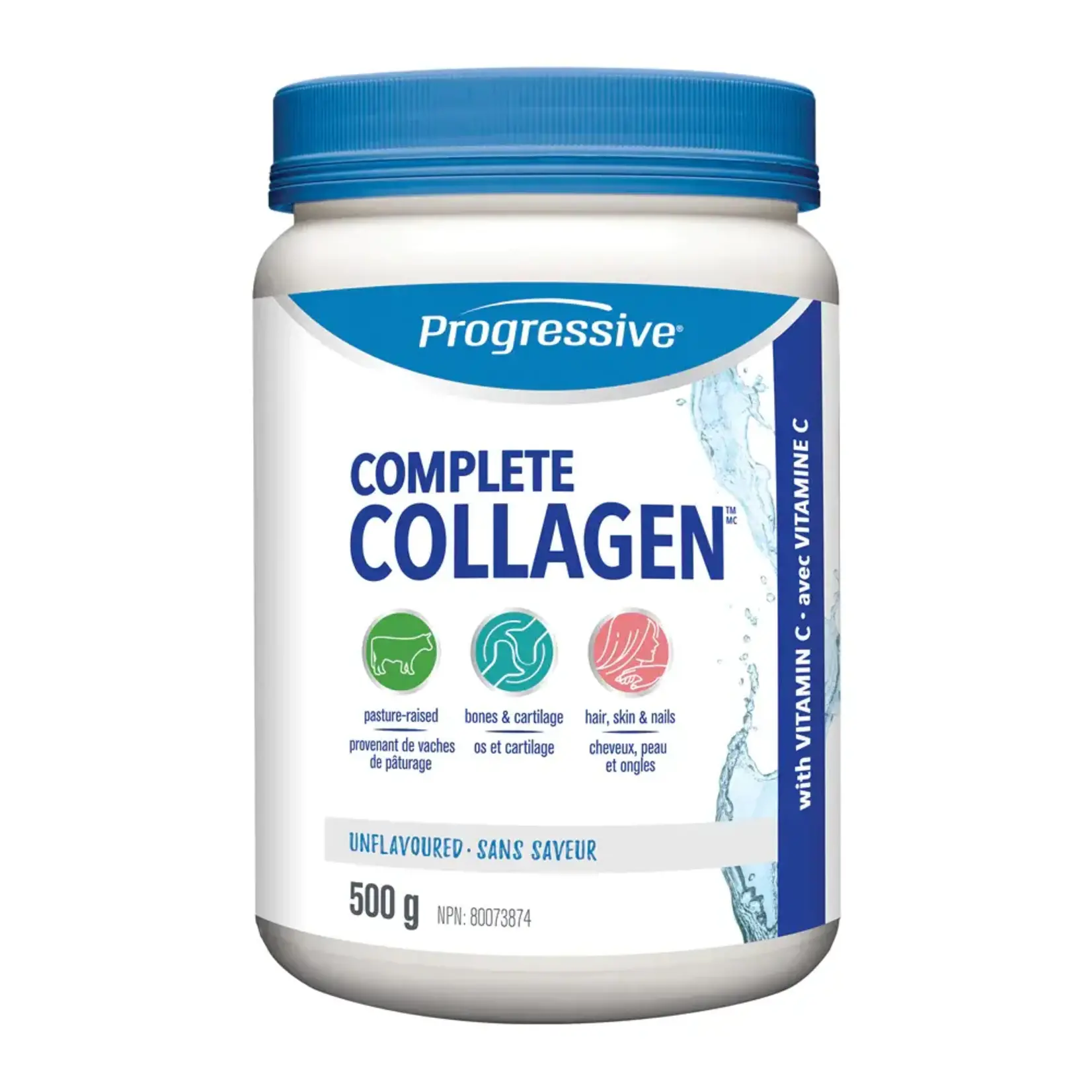 PROGRESSIVE PROGRESSIVE COMPLETE COLLAGEN UNFLAVOURED 500G