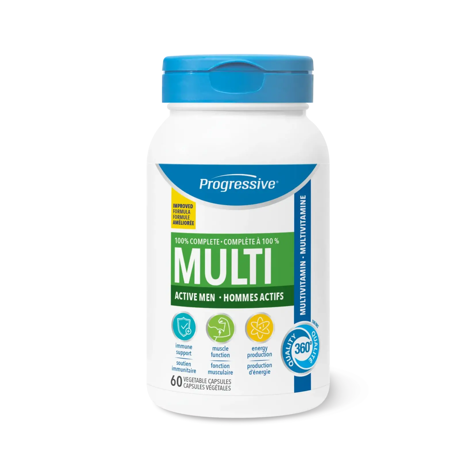 PROGRESSIVE PROGRESSIVE MULTI FOR ACTIVE MEN 60 VEGICAPS