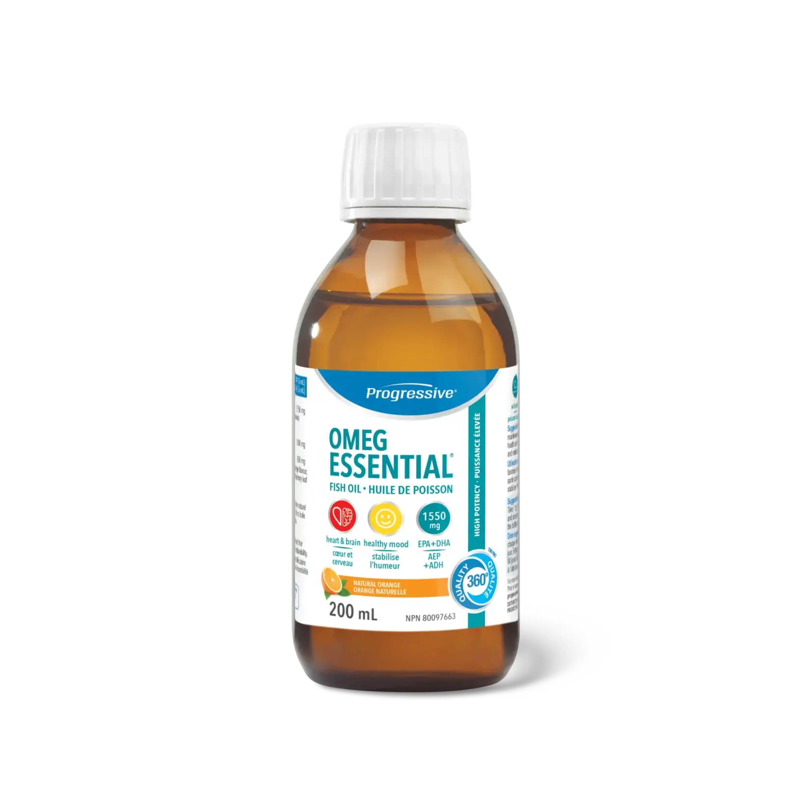 PROGRESSIVE PROGRESSIVE OMEGESSENTIAL FORTE ORANGE 200ML