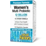 NATURAL FACTORS NATURAL FACTORS WOMEN MULTI PROBIO +CRANRICH 12B CFU 120VCAPS