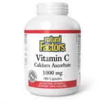 NATURAL FACTORS NATURAL FACTORS VITAMIN C (CALCIUM ASCORBATE) 1000MG 180 CAPS