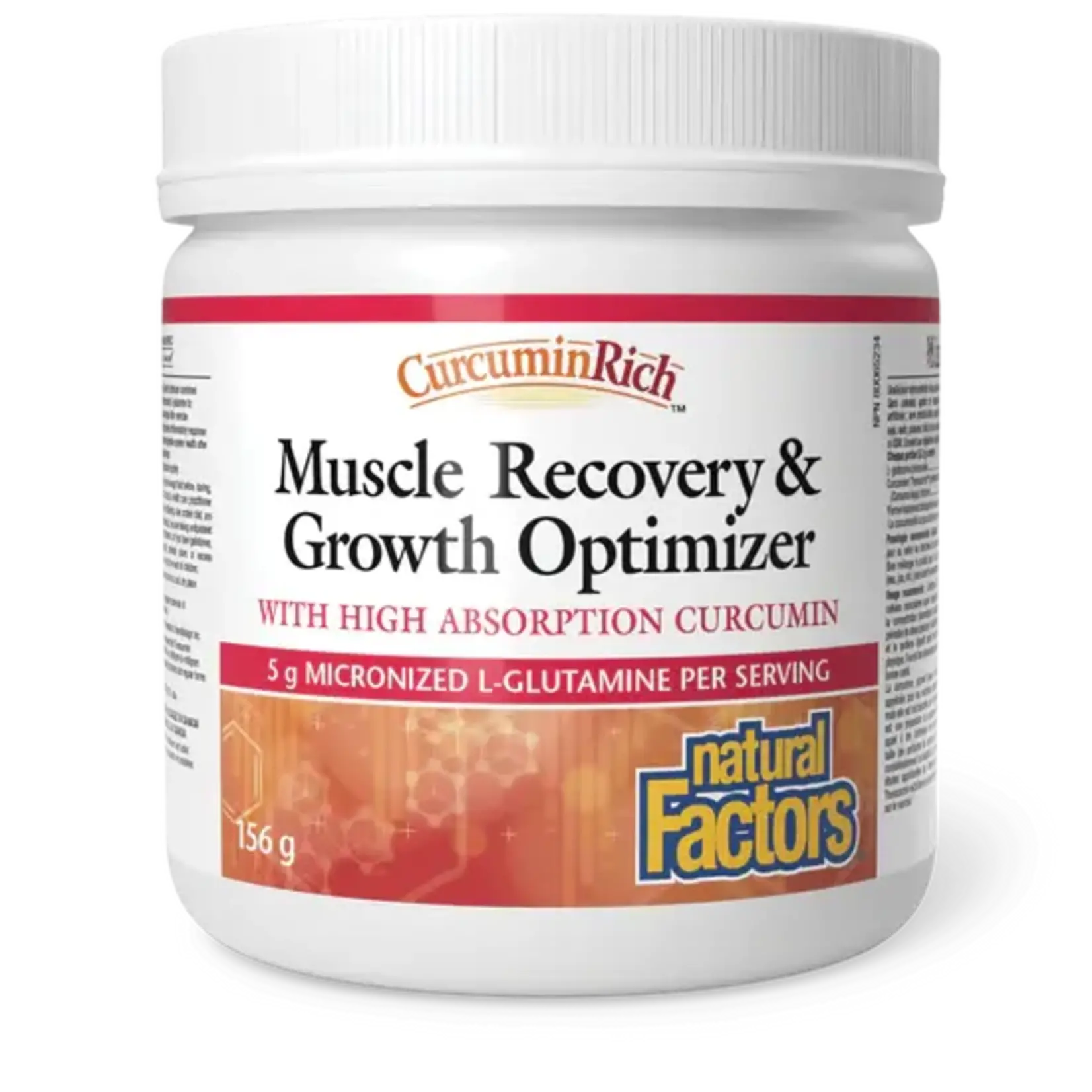 NATURAL FACTORS NATURAL FACTORS MUSCLE RECOVERY & GROWTH OPTIMIZER 156G