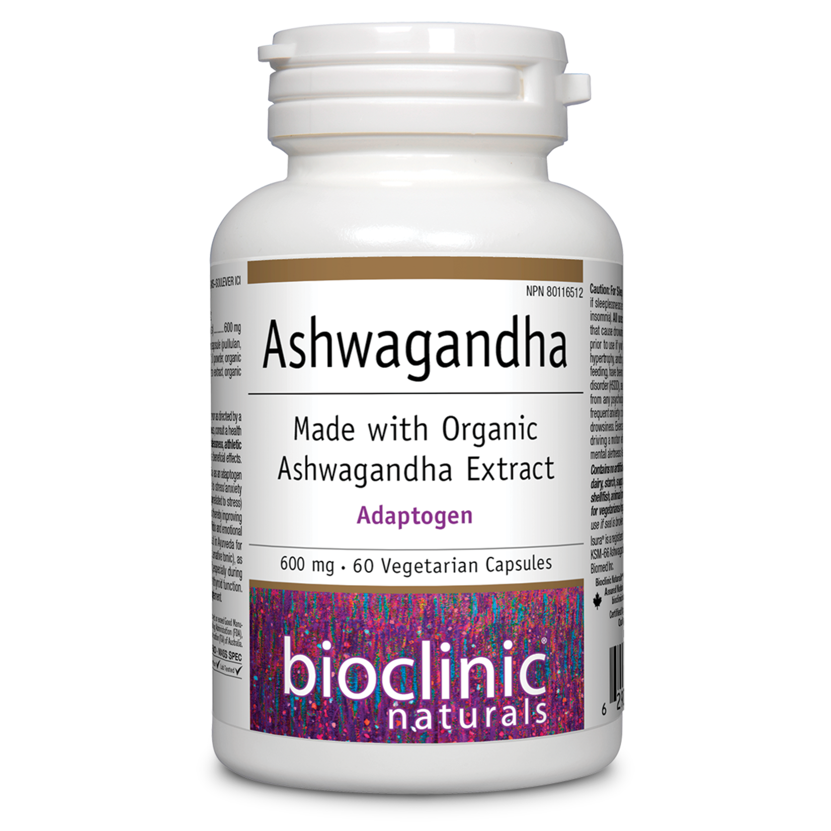 BIO CLINIC BIO CLINIC ASHWAGANDHA 600MG 60 VEGICAPS