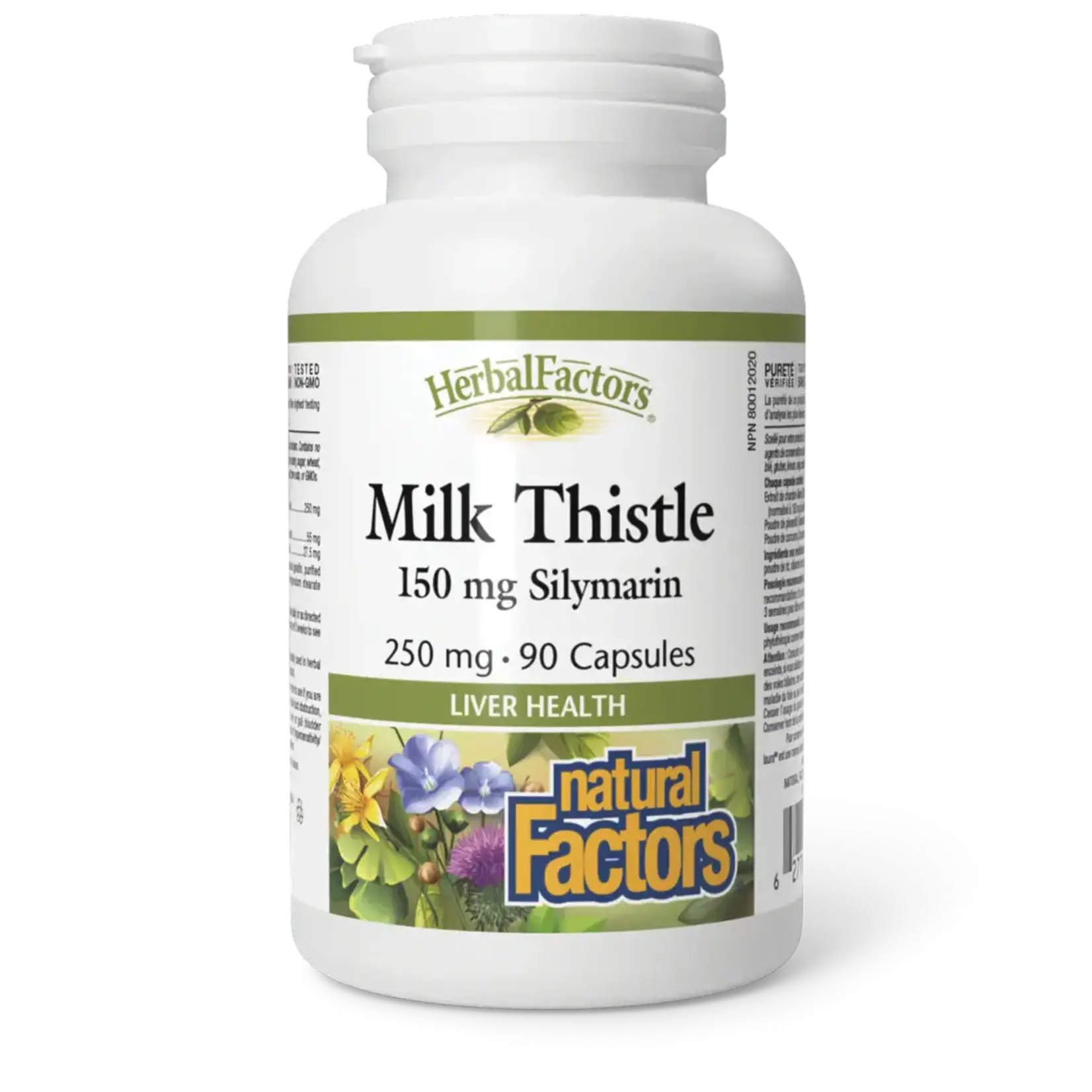 NATURAL FACTORS NATURAL FACTORS MILK THISTLE 250MG  SILYMARIN 150MG 90 CAPS