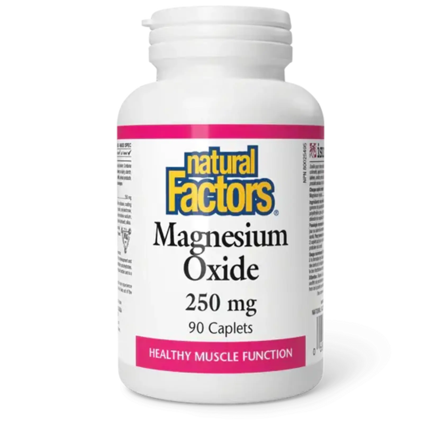 NATURAL FACTORS NATURAL FACTORS MAGNESIUM OXIDE 250MG 90 CAPS