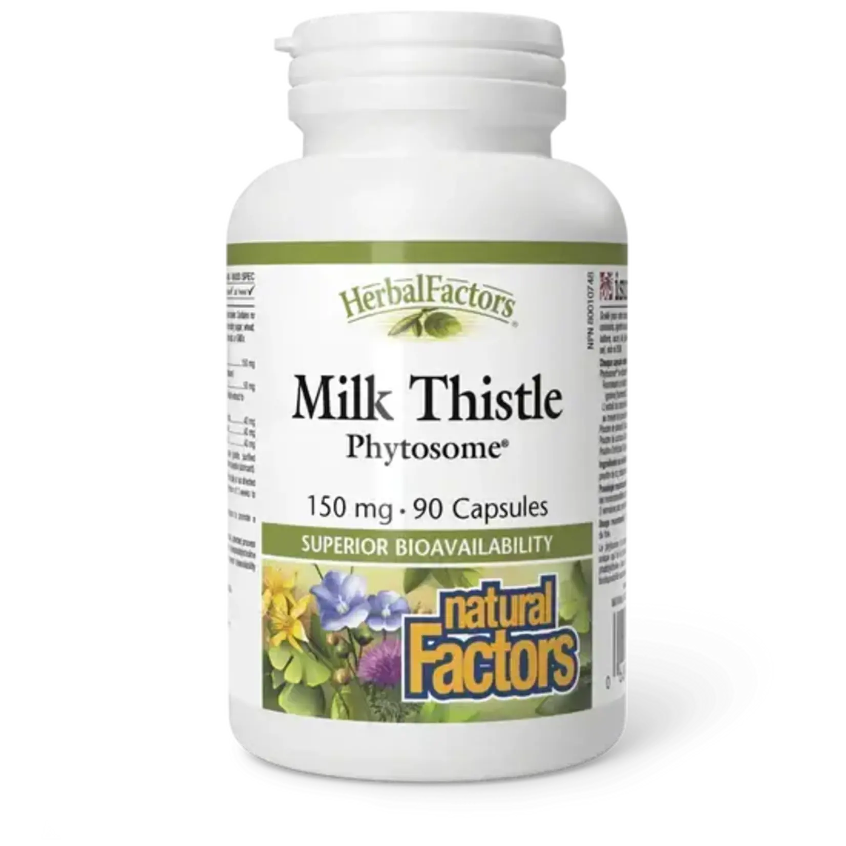 NATURAL FACTORS NATURAL FACTORS MILK THISTLE PHYTOSOME (150MG) 90 CAPS