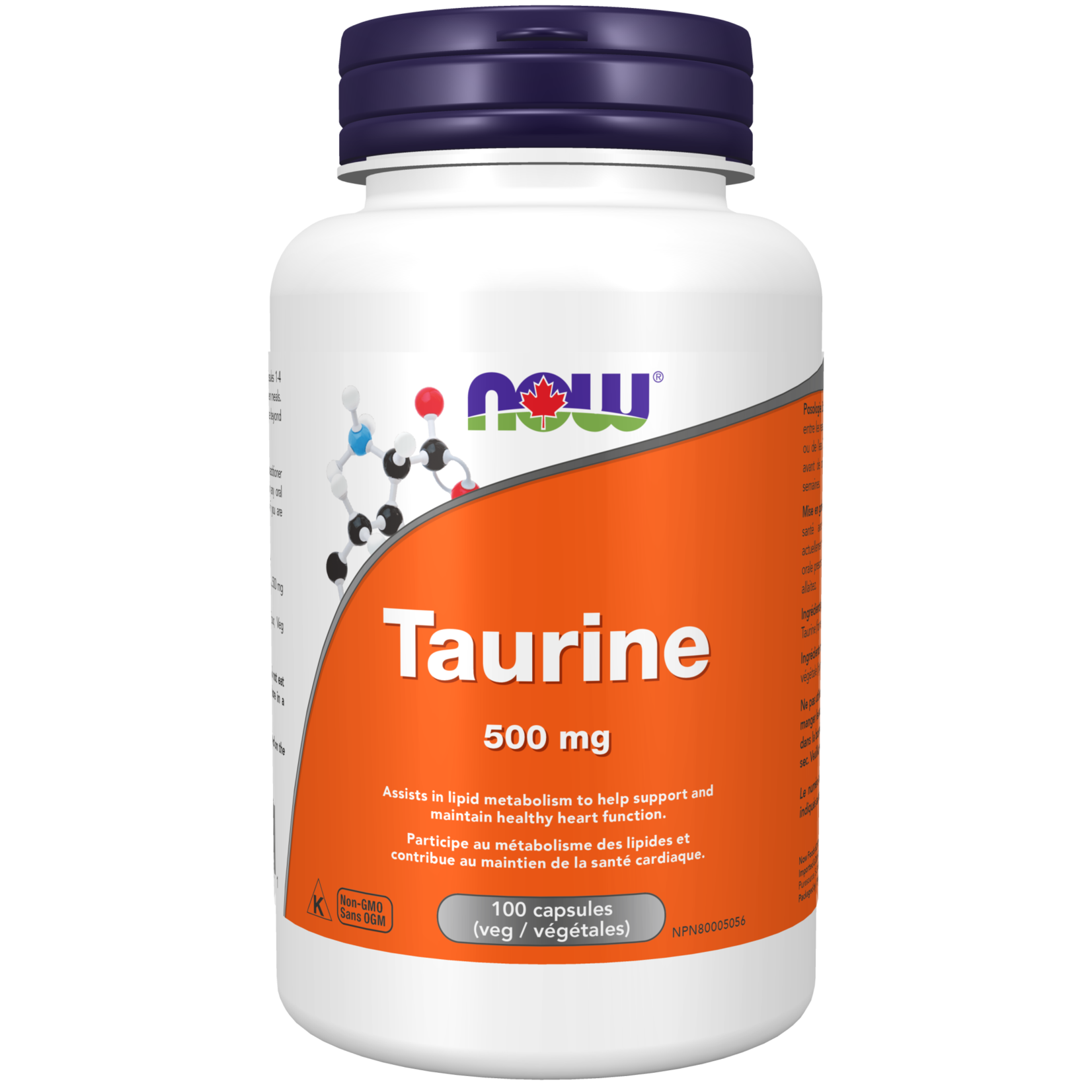 NOW FOODS NOW TAURINE 500MG 100 CAPS