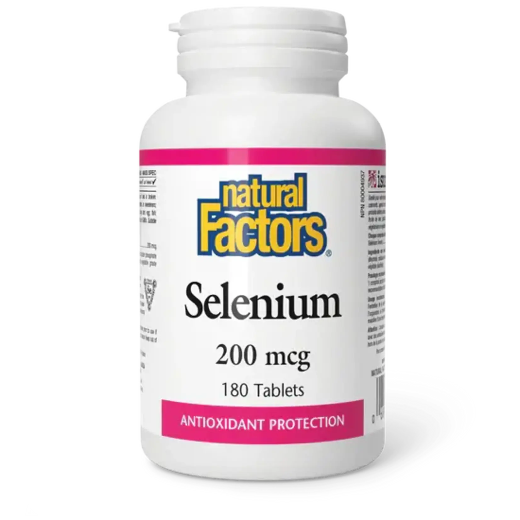 NATURAL FACTORS NATURAL FACTORS SELENIUM 200MCG 180 TABS