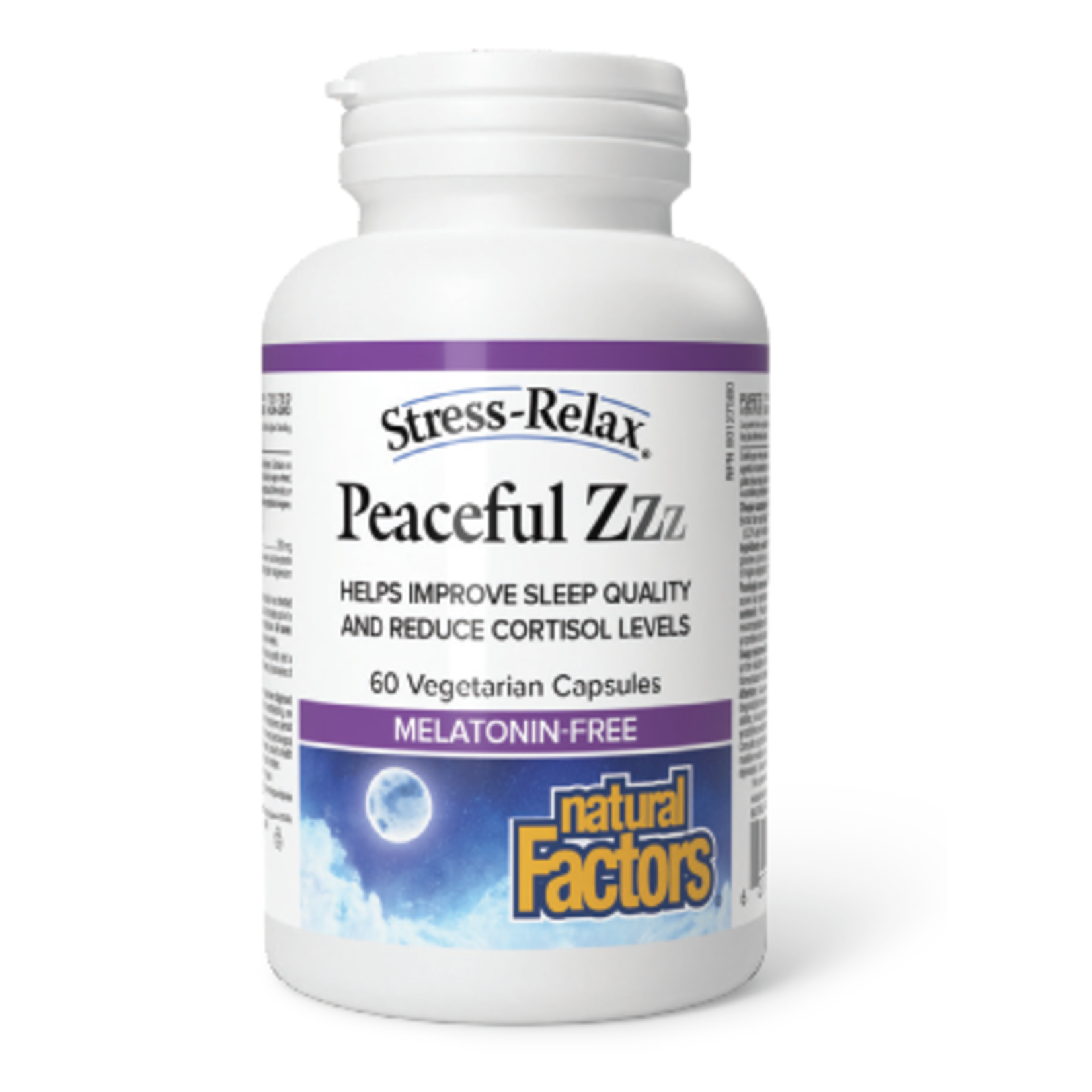 NATURAL FACTORS NATURAL FACTORS STRESS RELAX PEACEFUL ZZZ 60 VEG CAPS