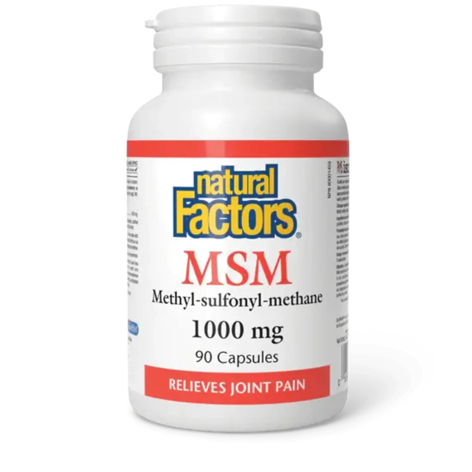 NATURAL FACTORS NATURAL FACTORS MSM 1000MG 90 CAPS