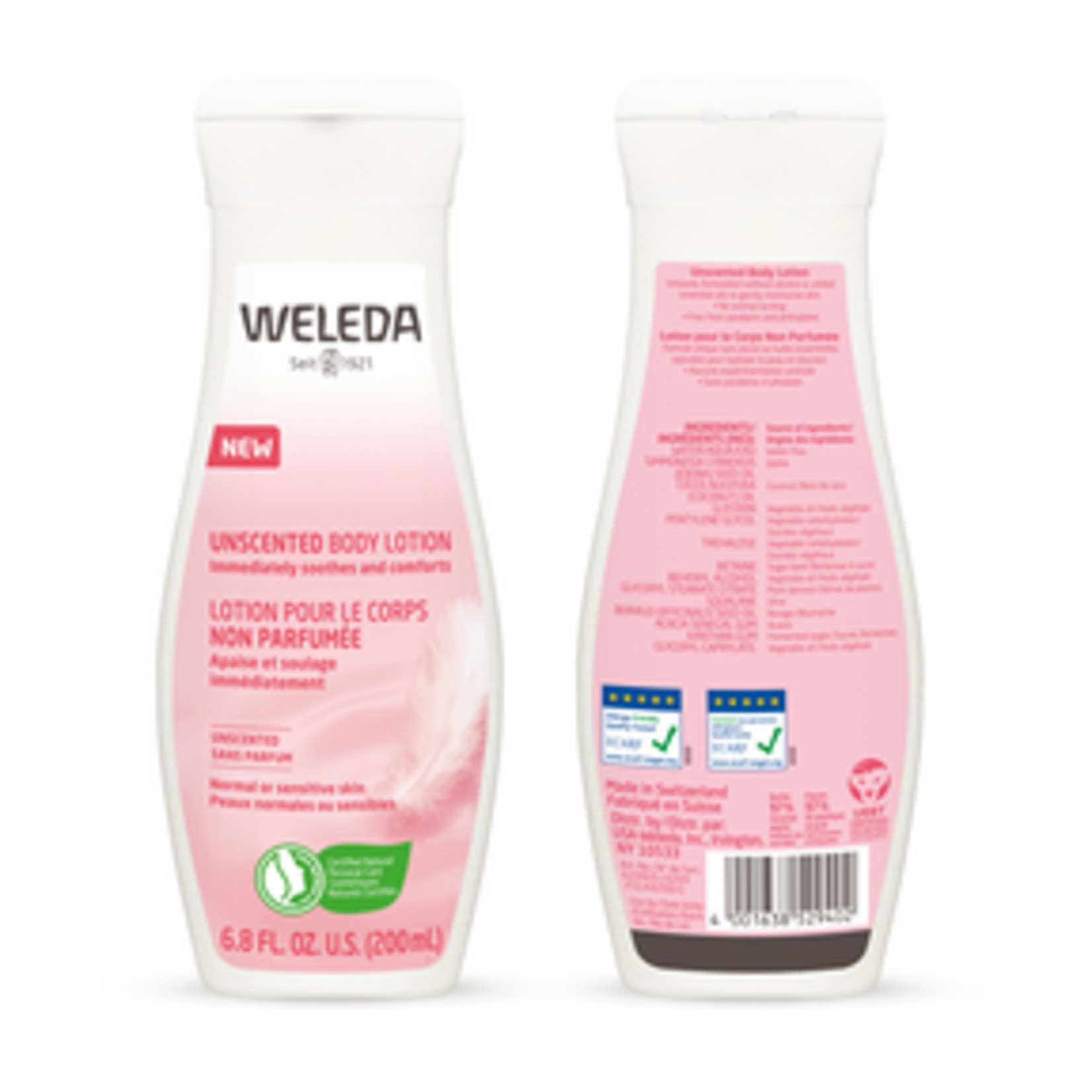 WELEDA WELEDA UNSCENTED BODY LOTION 200ML