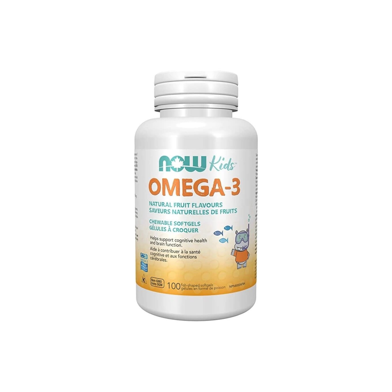 NOW FOODS NOW KIDS OMEGA 3 100 SOFTGELS (formerly SQUISHY FISHIES)