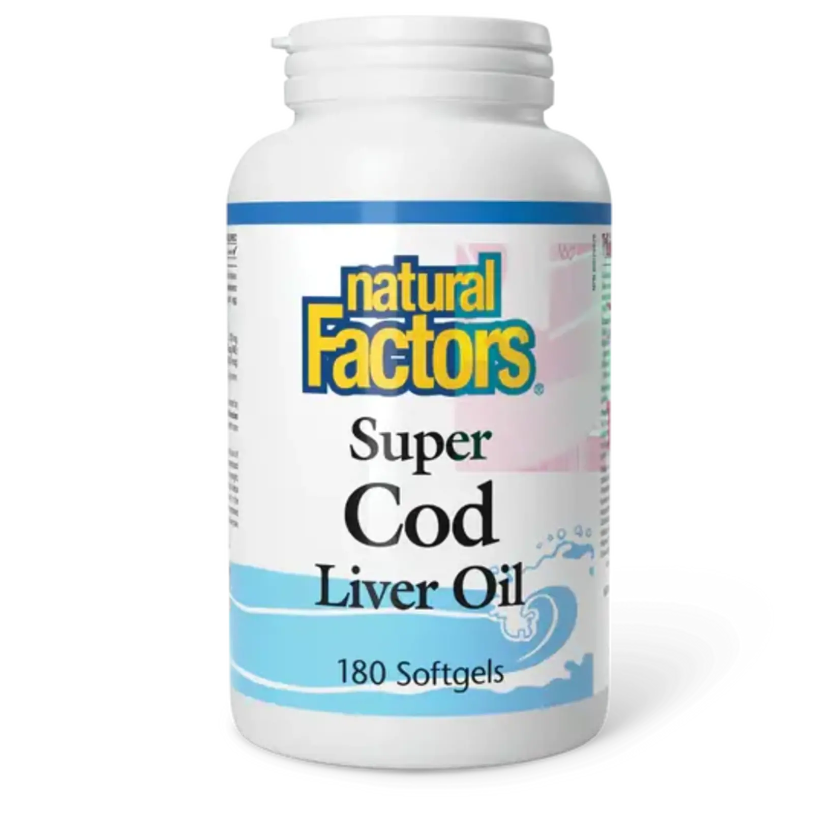 NATURAL FACTORS NATURAL FACTORS SUPER COD LIVER OIL 180 SOFTGELS