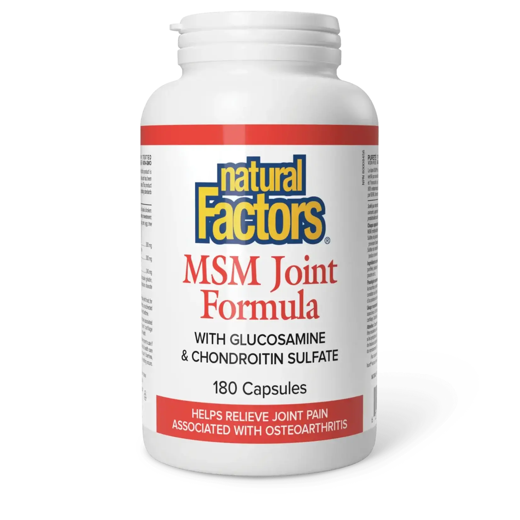 NATURAL FACTORS NATURAL FACTORS MSM JOINT FORMULA 180 CAPS