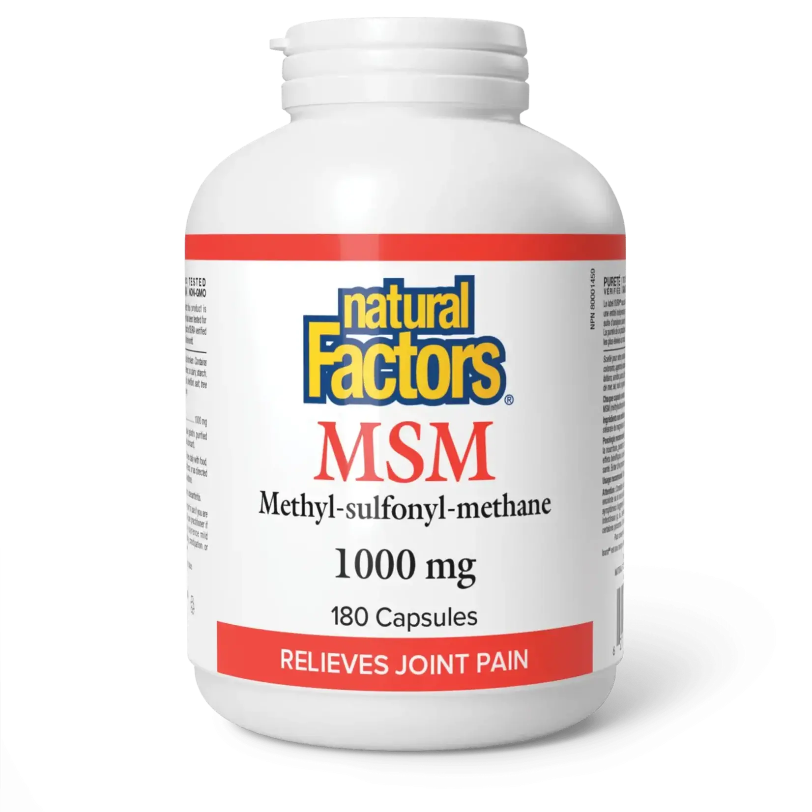 NATURAL FACTORS NATURAL FACTORS MSM 1000MG 180 CAPS