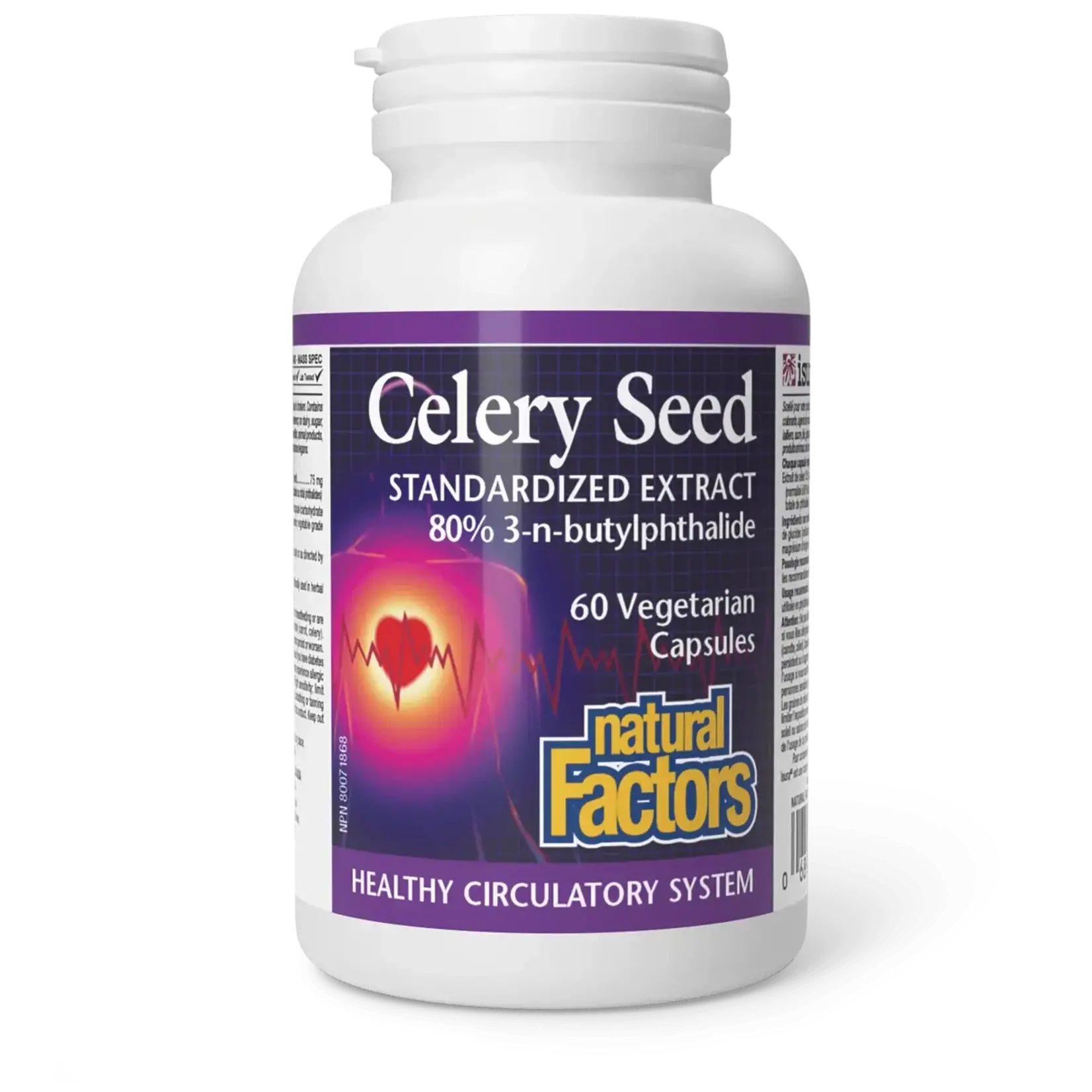 NATURAL FACTORS NATURAL FACTORS CELERY SEED 60 VEGICAPS