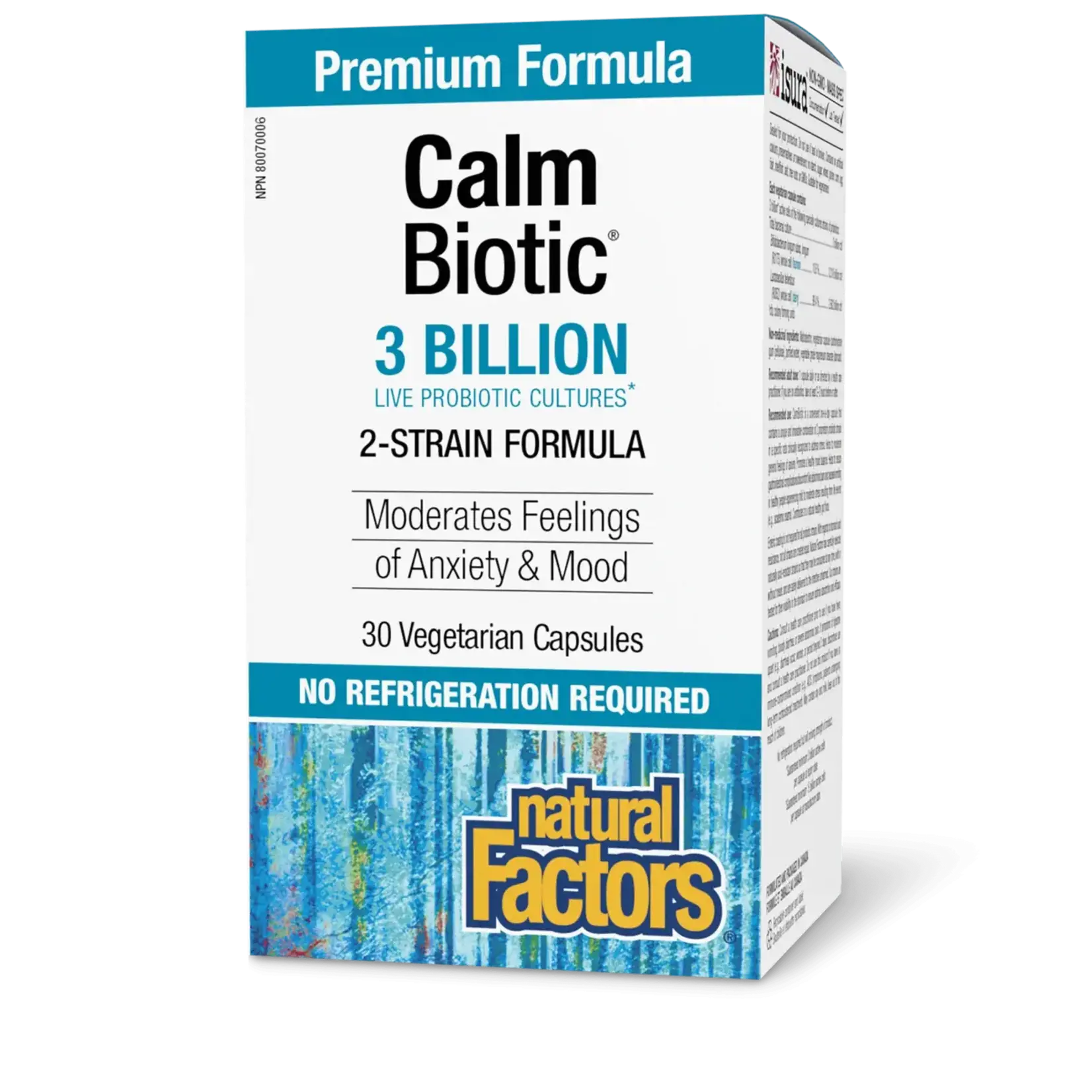NATURAL FACTORS NATURAL FACTORS CALM BIOTIC (3 BILLION) 30 VEGICAPS