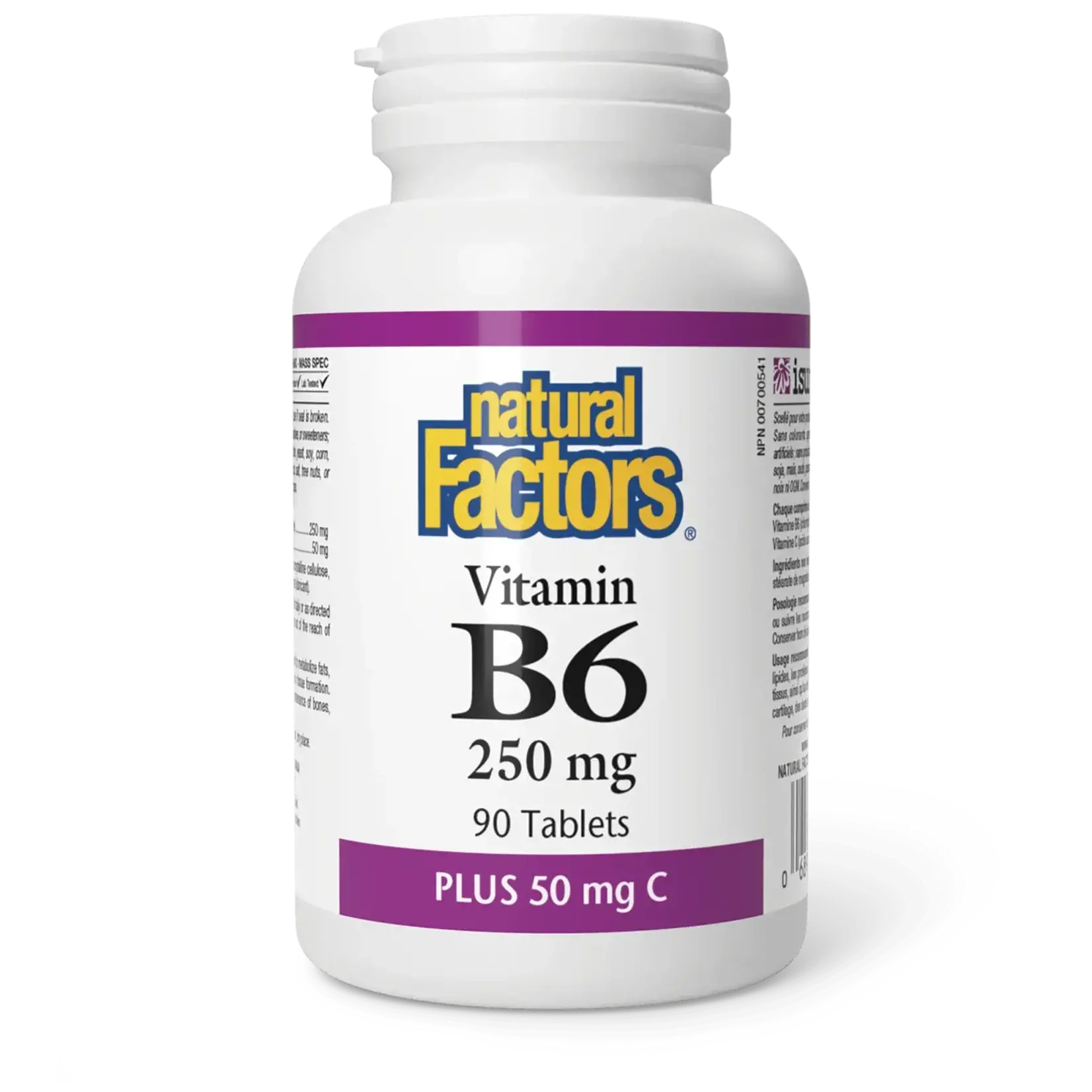 NATURAL FACTORS NATURAL FACTORS B6 250MG 90 TABS