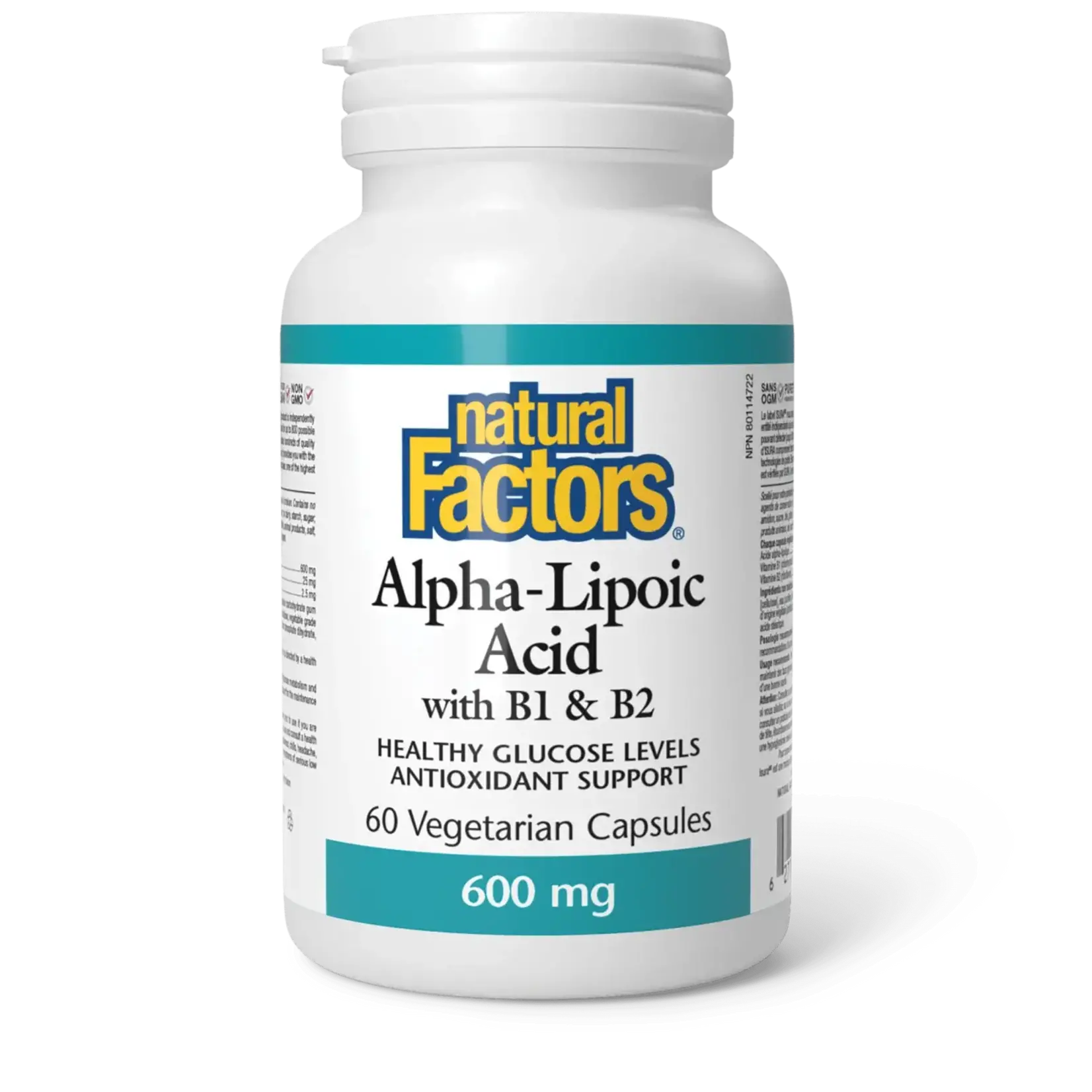 NATURAL FACTORS NATURAL FACTORS ALPHA LIPOIC ACID 200MG 60 CAPS