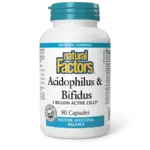 NATURAL FACTORS NATURAL FACTORS ACIDOPHILUS & BIFIDUS (5 BILLION CFU) 180 CAPS