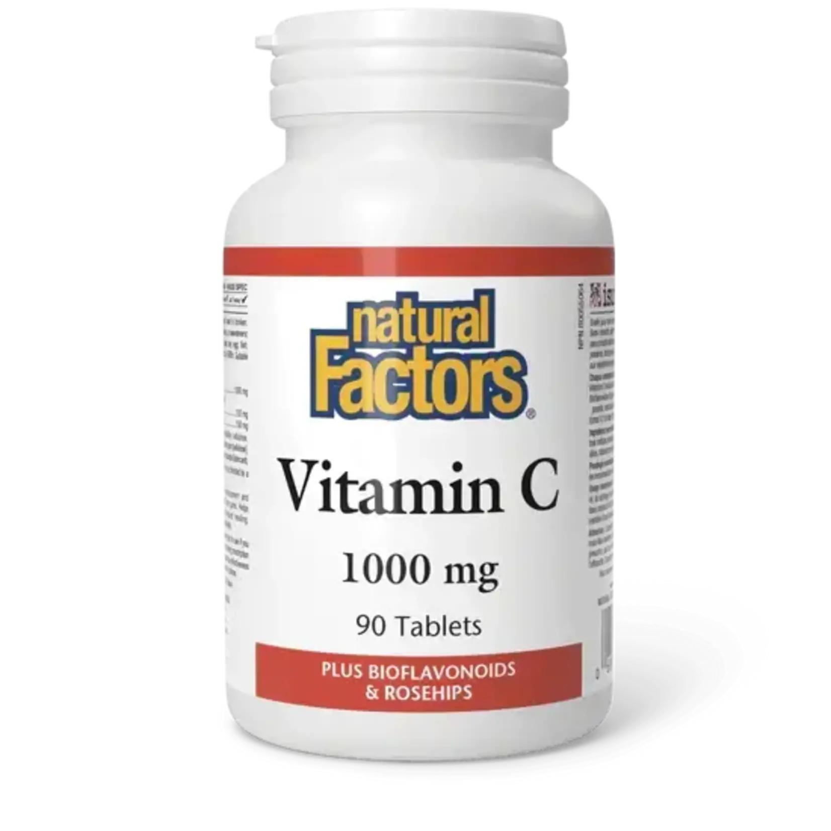 NATURAL FACTORS NATURAL FACTORS VIT C 1000MG W/ BIOFLAVONOIDS & ROSEHIPS 90 TABS