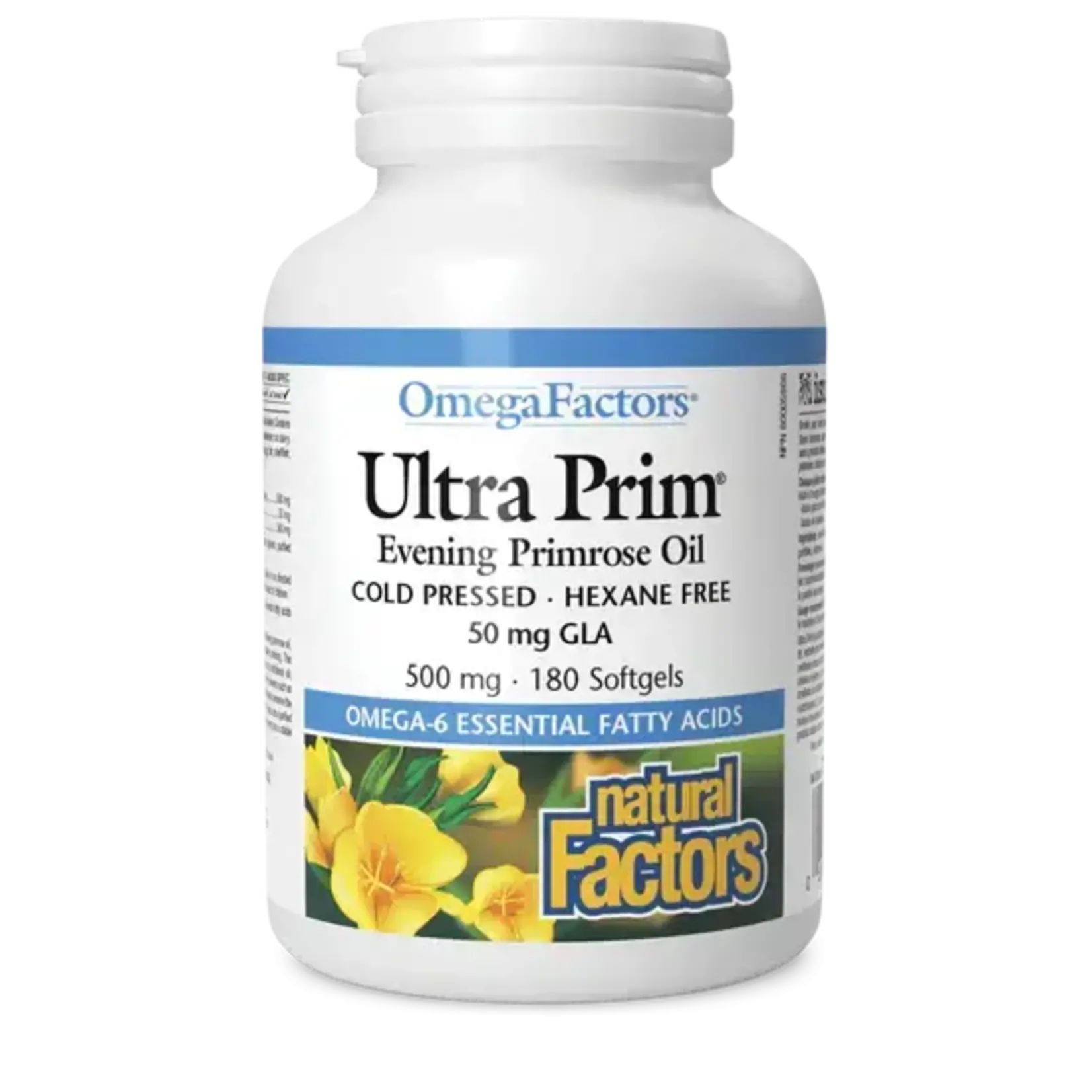 NATURAL FACTORS NATURAL FACTORS ULTRA PRIM EVENING PRIMROSE OIL 500MG 180 SOFTGELS