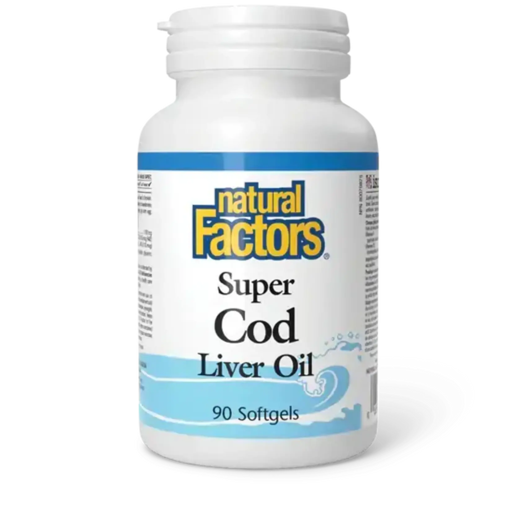 NATURAL FACTORS NATURAL FACTORS SUPER COD LIVER OIL 90 SOFTGELS
