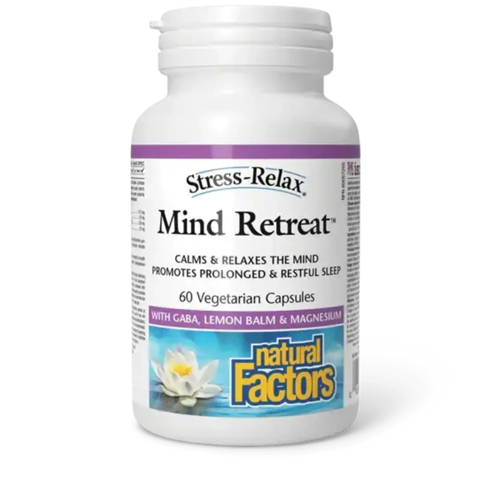 NATURAL FACTORS NATURAL FACTORS STRESS RELAX MIND RETREAT 60 VEGICAPS