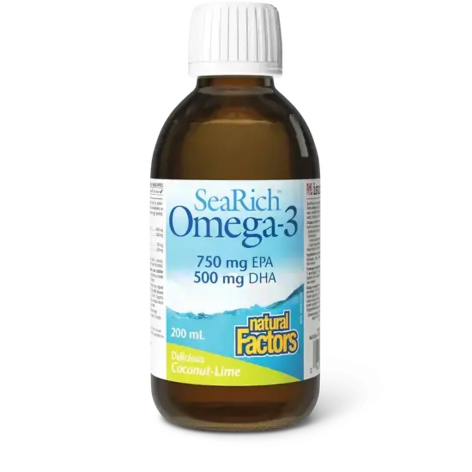 NATURAL FACTORS NATURAL FACTORS SEA RICH OMEGA-3 COCONUT LIME 200ML