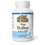 NATURAL FACTORS NATURAL FACTORS MEGA HALIBUT LIVER OIL 90 SOFTGELS