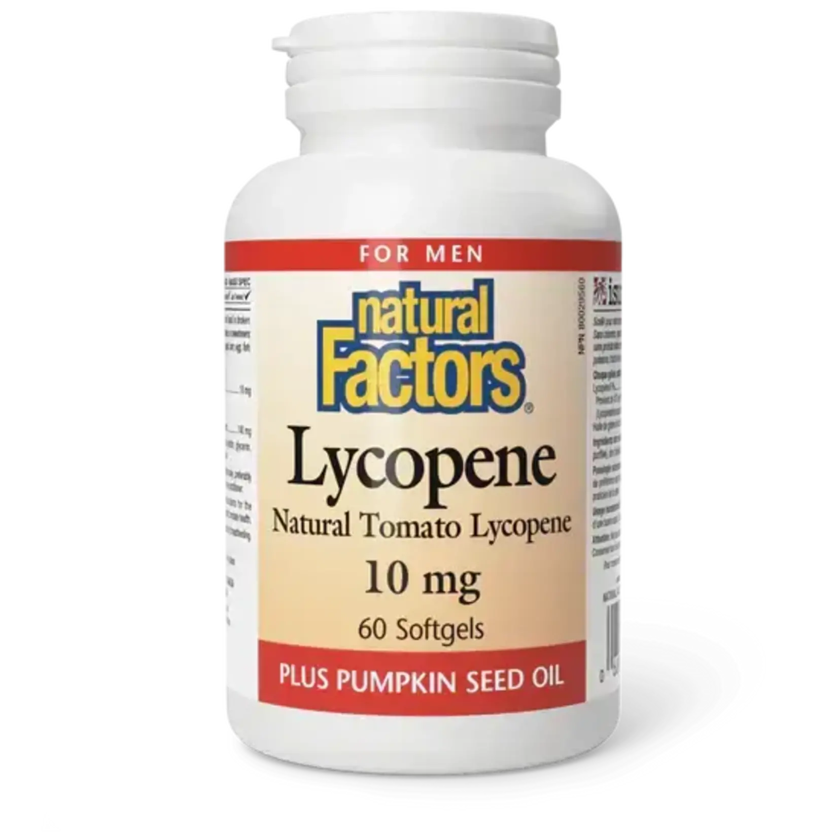 NATURAL FACTORS NATURAL FACTORS LYCOPENE 10MG 60 SOFTGELS