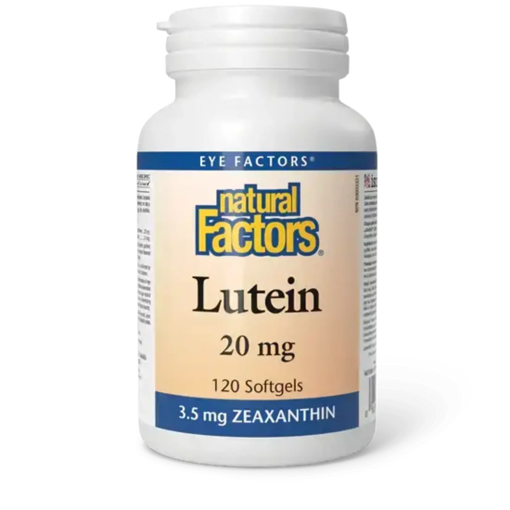 NATURAL FACTORS NATURAL FACTORS LUTEIN 20MG 120 CAPS