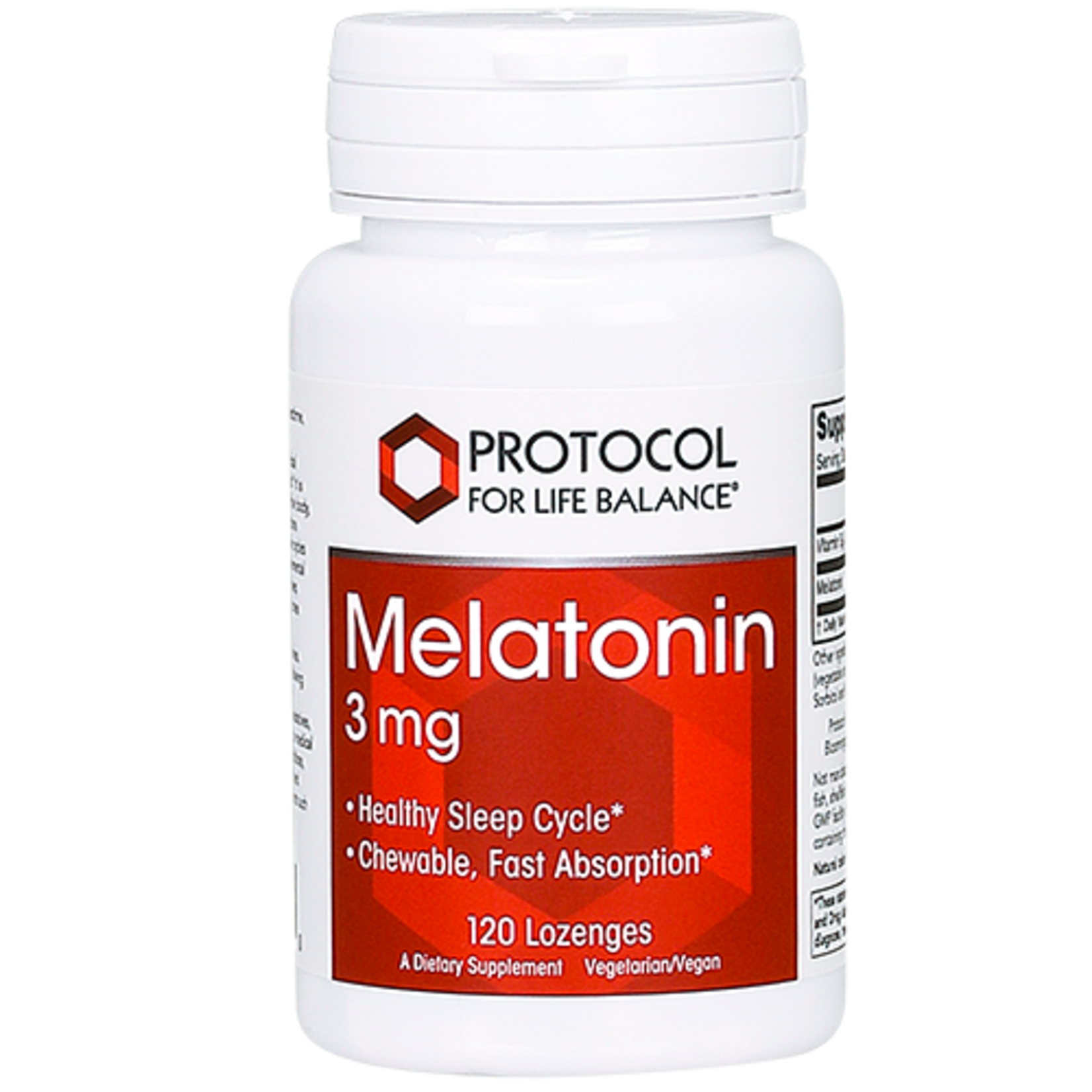 PROTOCOL PROTOCOL MELATONIN 3MG + B6 120 SUBLINGUAL LOZENGES