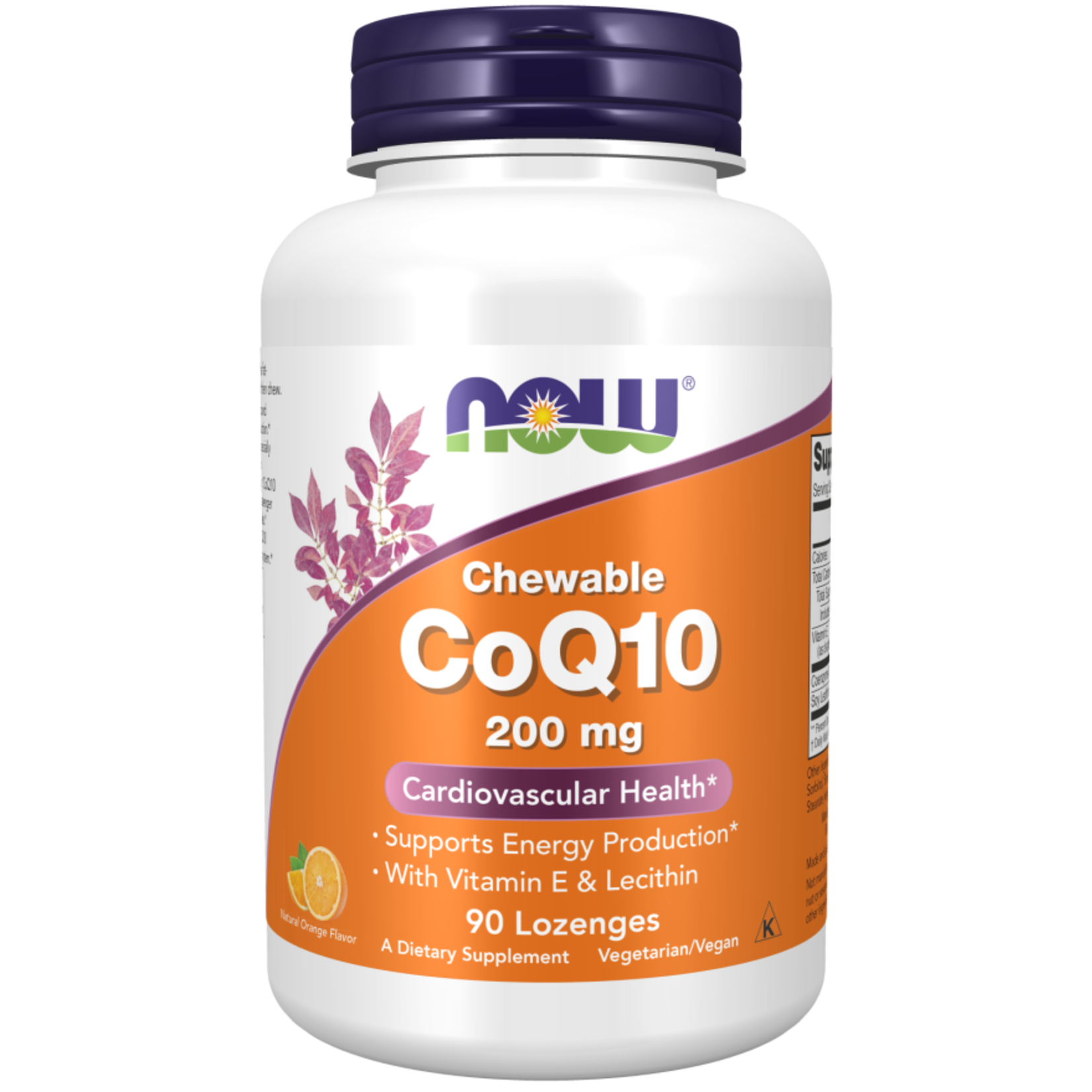 NOW FOODS NOW CO Q10 CHEWABLES 200MG 30 LOZENGENS