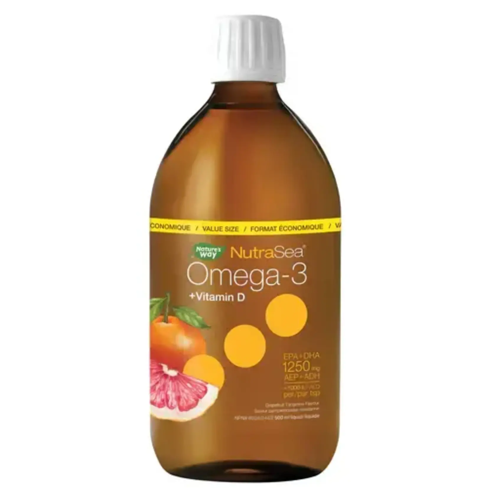 ASCENTA NUTRASEA +D GRAPEFRUIT TANGERINE 500ML