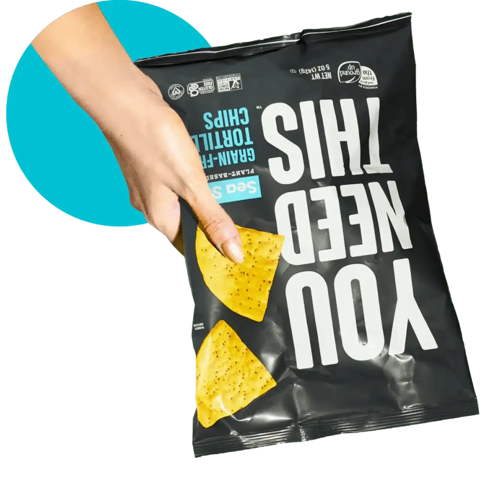 YOU NEED THIS YOU NEED THIS TORTILLA CHIP SEA SALT 142G