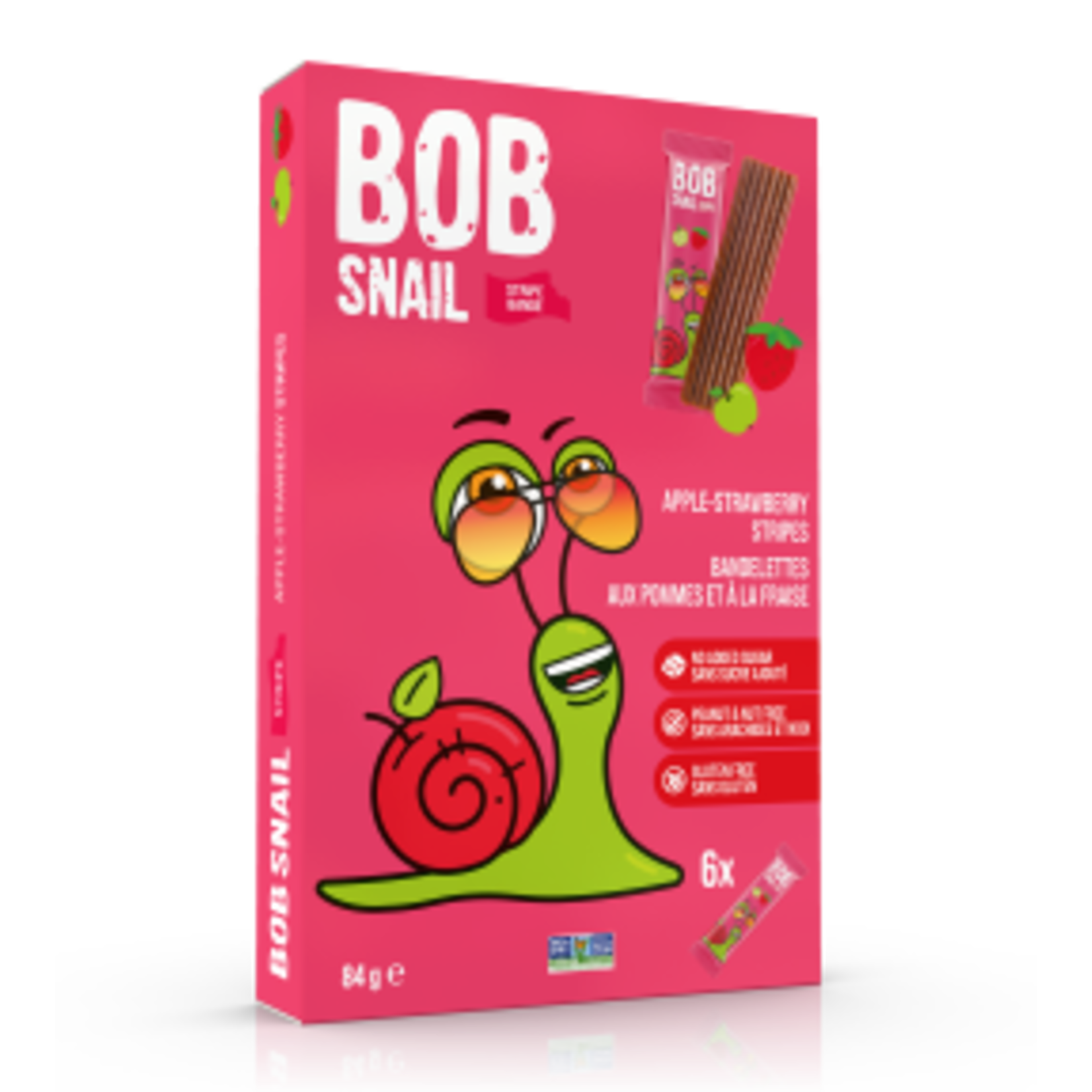 BOB SNAIL BOB SNAIL APPLE STRAWBERRY STRIPES 84G