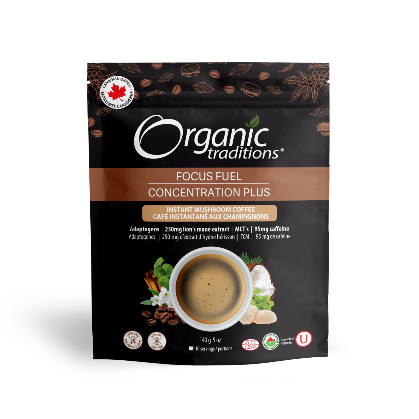 ORGANIC TRADITIONS ORGANIC TRADITIONS FOCUS FUEL COFFEE 140G