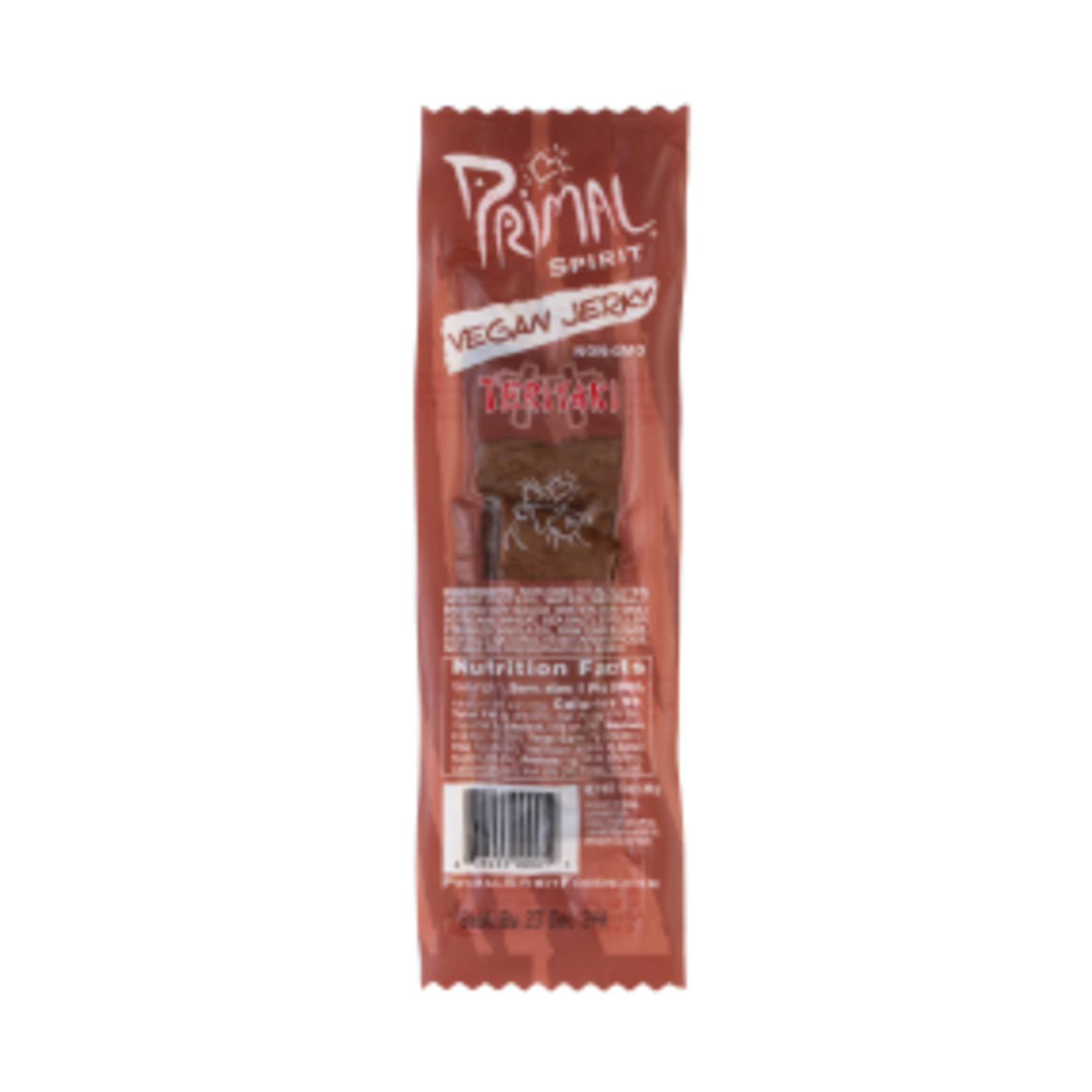 PRIMAL SPIRIT FOODS PRIMAL VEGAN TERIYAKI STRIPS 28G