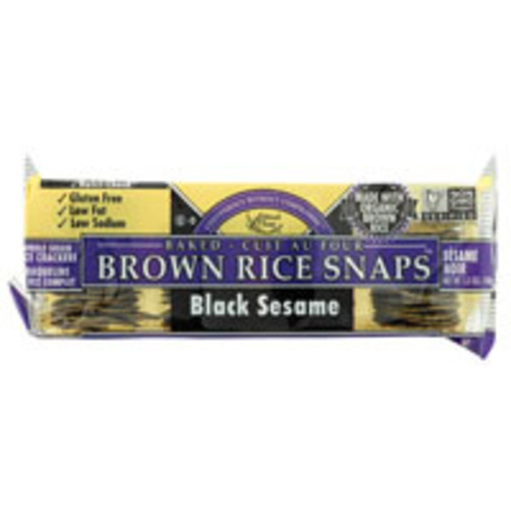 ED & SONS ED&SONS BLACK SESAME BROWN RICE SNAPS 100G