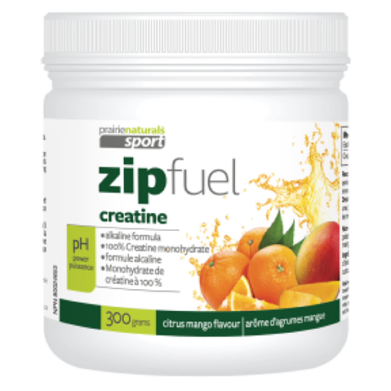 PRAIRIE NATURALS PRAIRIE NATURALS ZIPFUEL CREATINE CITRUS MANGO 300G
