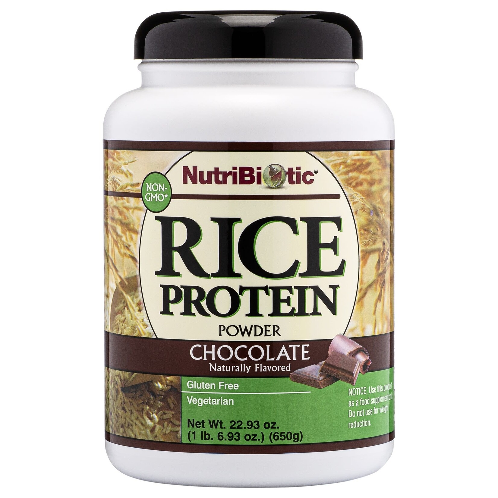 NUTRIBIOTIC NUTRIBIOTIC RICE PROTEIN CHOCOLATE 650G