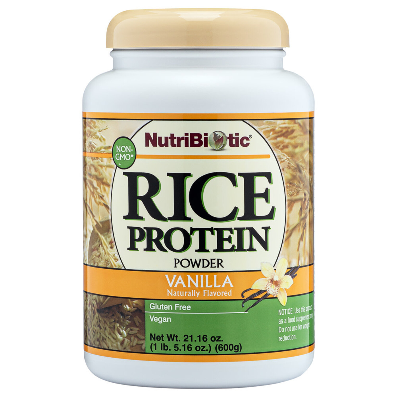 NUTRIBIOTIC NUTRIBIOTIC RICE PROTEIN VANILLA 600G